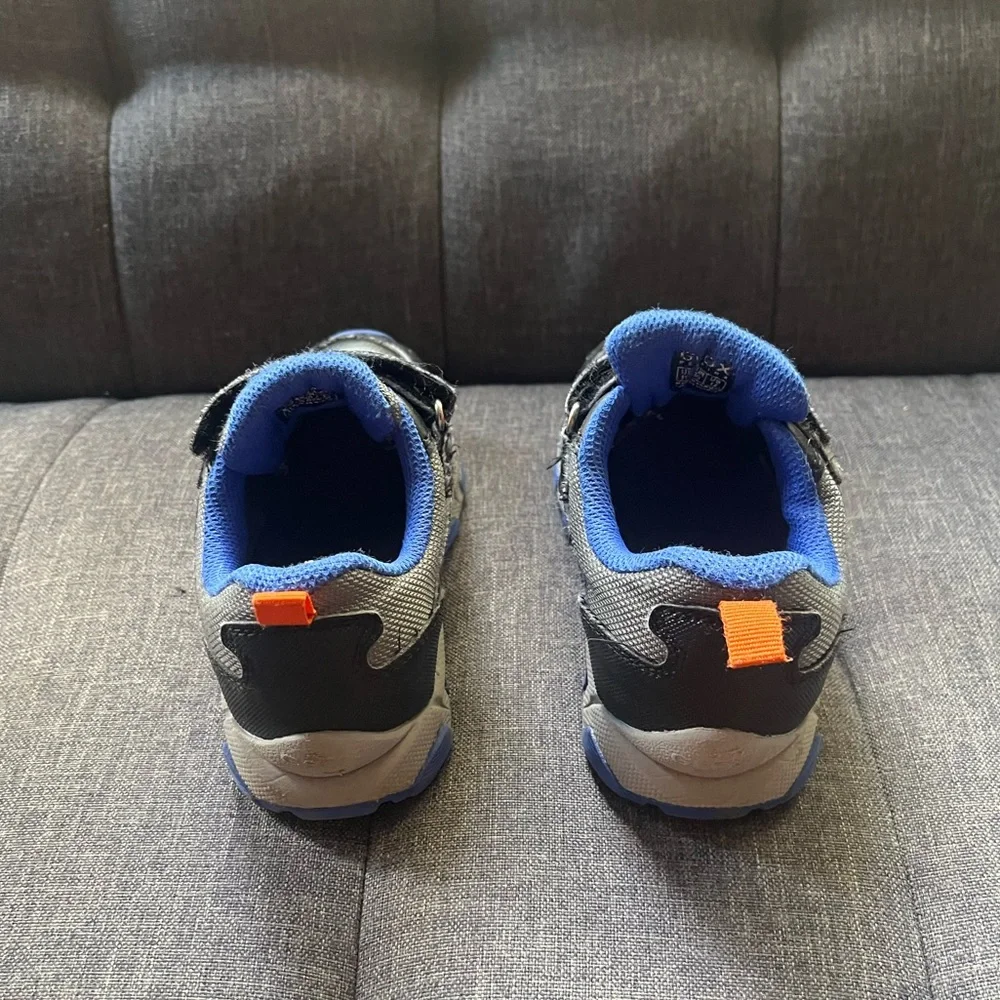 GEOX Kids -  Little Boy Casual Sneakers Shoes Black Blue size 11.5 US